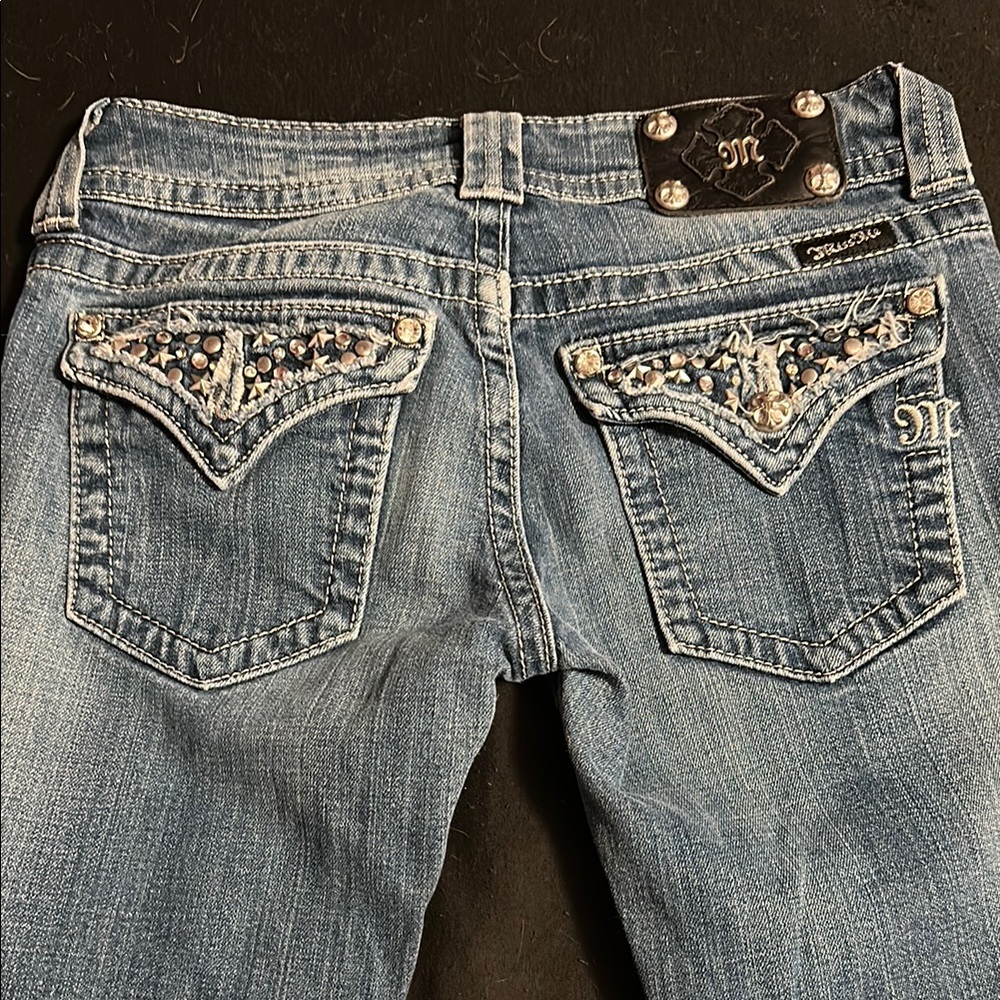 Blue Bootcut Miss Me Jeans